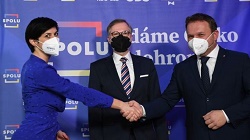 Volit na jaře, kdy se chodilo v respirátorech, byla by nápodoba politiků hračkou - zdroj: Aktuálně.cz, foto: ČTK